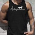 ハートビート、馬、馬好き、ライダー、贈り物、馬が大好き タンクトップ 彼への贈り物