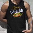 バインミー 屋台の食べ物 バゲット ヴィンテージ ベトナム レトロ お土産 タンクトップ 彼への贈り物