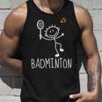 バドミントンプレーヤー バドミントンラケット シャトルコック バーディースポーツ タンクトップ 彼への贈り物