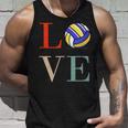 バレーボール 面白い バレー部 おもしろ 文字入り 服 おもしろグッズ 文字 ネタ メンズ Love 部活 タンクトップ 彼への贈り物