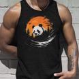 パンダ 森 ポートレート 動物好き 自然 グラフィック パンダ タンクトップ 彼への贈り物