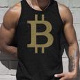 ビットコインシンボル ポケットデザイン ミニマリスト タンクトップ 彼への贈り物