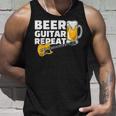 ビール ギター リピート ギター ベース ロックンロール ギタリスト向け タンクトップ 彼への贈り物