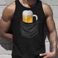 ビール 酒 面白いtシャツ 面白い ジョッキ ポケット 飲み おもしろ 飲み会 のんべえ メンズ ネタ 服 タンクトップ 彼への贈り物