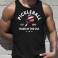 ピックルボール 愛国的 アメリカ国旗 Est 1965 タンクトップ 彼への贈り物