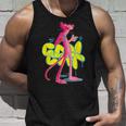 ピンクパンサー クールな猫 グラフィティ チョークアート タンクトップ 彼への贈り物