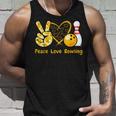 ピース・ラブ・ボウリング タンクトップ 彼への贈り物