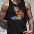 フォックス 賢いキツネ 森の動物たち タンクトップ 彼への贈り物