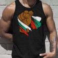 ブルガリア 国旗 パワーハンドフィスト ブルガリアルーツ ブルガリアプライド タンクトップ 彼への贈り物