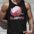 ブロブフィッシュ Blobfish 深海のおじさん 深海のアイドル ぷよぷよ おもしろい かわいい 魚 動物 きもかわ タンクトップ 彼への贈り物