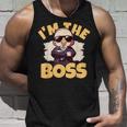 ベイビー・ボス「アイム・ザ・ボス」ライク・ア・ボス・キッズ タンクトップ 彼への贈り物