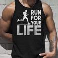 マラソンランナー Run For Your Life ランニング タンクトップ 彼への贈り物