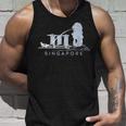 マリーナベイサンズ、マーライオンのスカイラインデザイン、象徴的なシンガポール タンクトップ 彼への贈り物