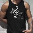 ミュージックギフト メンズ レディース キッズ 音符 格言付き タンクトップ 彼への贈り物