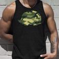 ミリタリー ハリネズミ 迷彩柄 メンズ プリント Us Rodenteteran ギフト タンクトップ 彼への贈り物