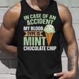 ミントチョコチップフレーバー ワッフルコーン ミントアイスクリーム タンクトップ 彼への贈り物