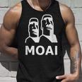 モアイ像 イースター島の頭 ポリネシア タンクトップ 彼への贈り物