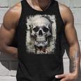 モダンなヒップホップ、レトロ、ヴィンテージ、エッジの効いた Y2k Hip Hop アーバン ストリートウェア、スカル タンクトップ 彼への贈り物