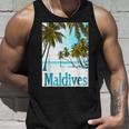 モルディブ島 ビーチ 熱帯風景 旅行 お土産 タンクトップ 彼への贈り物