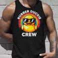 ラバーダッキークルーアイラブダックスラバーズファニーラバーダック タンクトップ 彼への贈り物