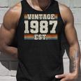 レトロ 38 年 ヴィンテージ 1987年 創業 38 周年 タンクトップ 彼への贈り物