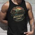 レトロな60歳の男性向け誕生日プレゼント 1965年8月 60歳 タンクトップ 彼への贈り物