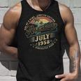 レトロな67歳の男性向け誕生日プレゼント 1958年7月 67歳 タンクトップ 彼への贈り物