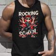 ロッキング・100デイズ・オブ・スクール・ファニー・ギター・キッズ タンクトップ 彼への贈り物