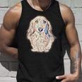 ロングヘア ダックスフンド ギフト かわいい ソーセージ 犬 レディース メンズ タンクトップ 彼への贈り物