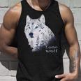 ローンウルフ 森 山 野生 野生動物 雪 オオカミ タンクトップ 彼への贈り物