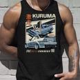ヴィンテージ Kuruma 日本jdm 東京 日本 ドリフト レースカー タンクトップ 彼への贈り物