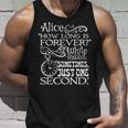 不思議の国の美しいアリス「How Long Is Forever」の引用 タンクトップ 彼への贈り物