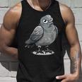 不機嫌そうなピジョン I カートゥーンピジョン タンクトップ 彼への贈り物