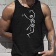 人間のスケルトンのダンス、骨骨の骨の頭蓋骨の解剖学 タンクトップ 彼への贈り物