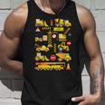 働く車 工事車両 面白いtシャツ イラスト かわいい キッズ 子供用 メンズ おもしろグッズ 子供 男の子 タンクトップ 彼への贈り物