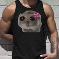 公式悲しいハムスターミーム タンクトップ 彼への贈り物