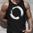 円相、禅、円、シンボル、仏教、仏、瞑想ヨガ タンクトップ 彼への贈り物