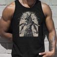 古代エジプト神アヌビス神話アートヴィンテージ製品。 タンクトップ 彼への贈り物