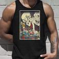 善知鳥安方忠義伝 歌川国芳 国芳スケルトンスペクター日本の浮世絵アートプリント タンクトップ 彼への贈り物