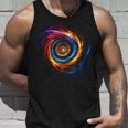 回転するレインボーフレームワールプール。 タンクトップ 彼への贈り物