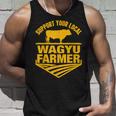 地元和牛農家を応援 牛和牛牧場。 タンクトップ 彼への贈り物