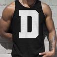 大文字 D アルファベットモノグラム イニシャル タンクトップ 彼への贈り物