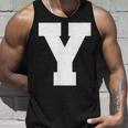 大文字 Y アルファベット モノグラム イニシャル タンクトップ 彼への贈り物