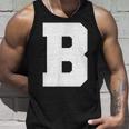 大文字b アルファベットモノグラム イニシャル タンクトップ 彼への贈り物