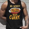 心配いらず ビーフカレー インド料理 シェフ おもしろ料理 タンクトップ 彼への贈り物
