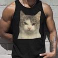 怒っている猫 リアル ミーム ウイルス インターネット タンクトップ 彼への贈り物
