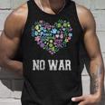 戦争なし、平和、反戦、戦争なし タンクトップ 彼への贈り物