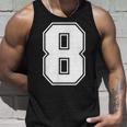 数字 8 スポーツジャージ ラッキーナンバー タンクトップ 彼への贈り物