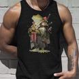 日本の侍カエル タンクトップ 彼への贈り物