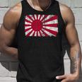 日本海軍旗 日本の誇り ビンテージ アンティーク調 愛国心 タンクトップ 彼への贈り物